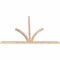 Ekena Millwork Richland Smooth Timber Gable Bracket, Douglas Fir, 108"W x 72"H x 3 1/2"D x 3 1/2"F, 16/12 Pitch GBW108X72X0404RIC00SDF - alternate 5
